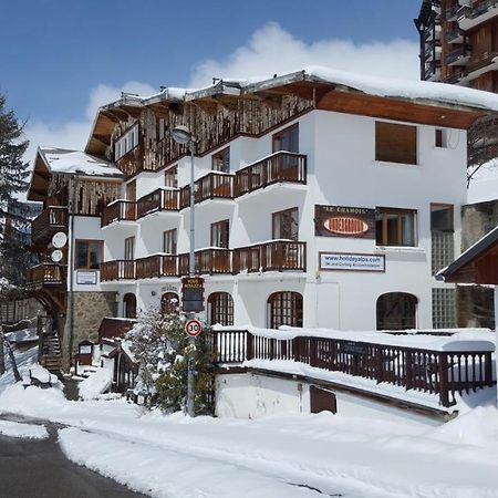 Hotel Le Chamois Alpe d'Huez Exterior foto