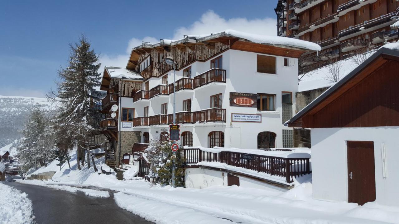 Hotel Le Chamois Alpe d'Huez Exterior foto