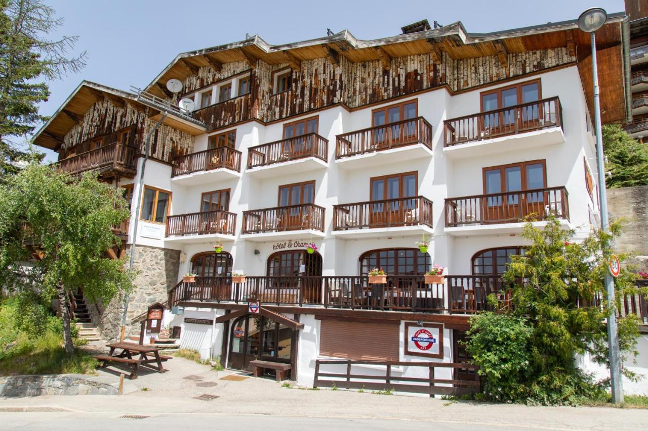 Hotel Le Chamois Alpe d'Huez Exterior foto